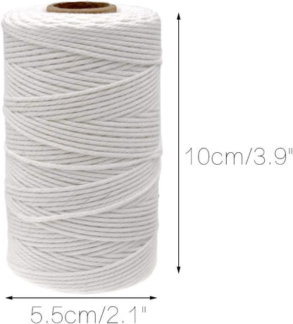 White Twine String and Red Green and White Bakers Twine String