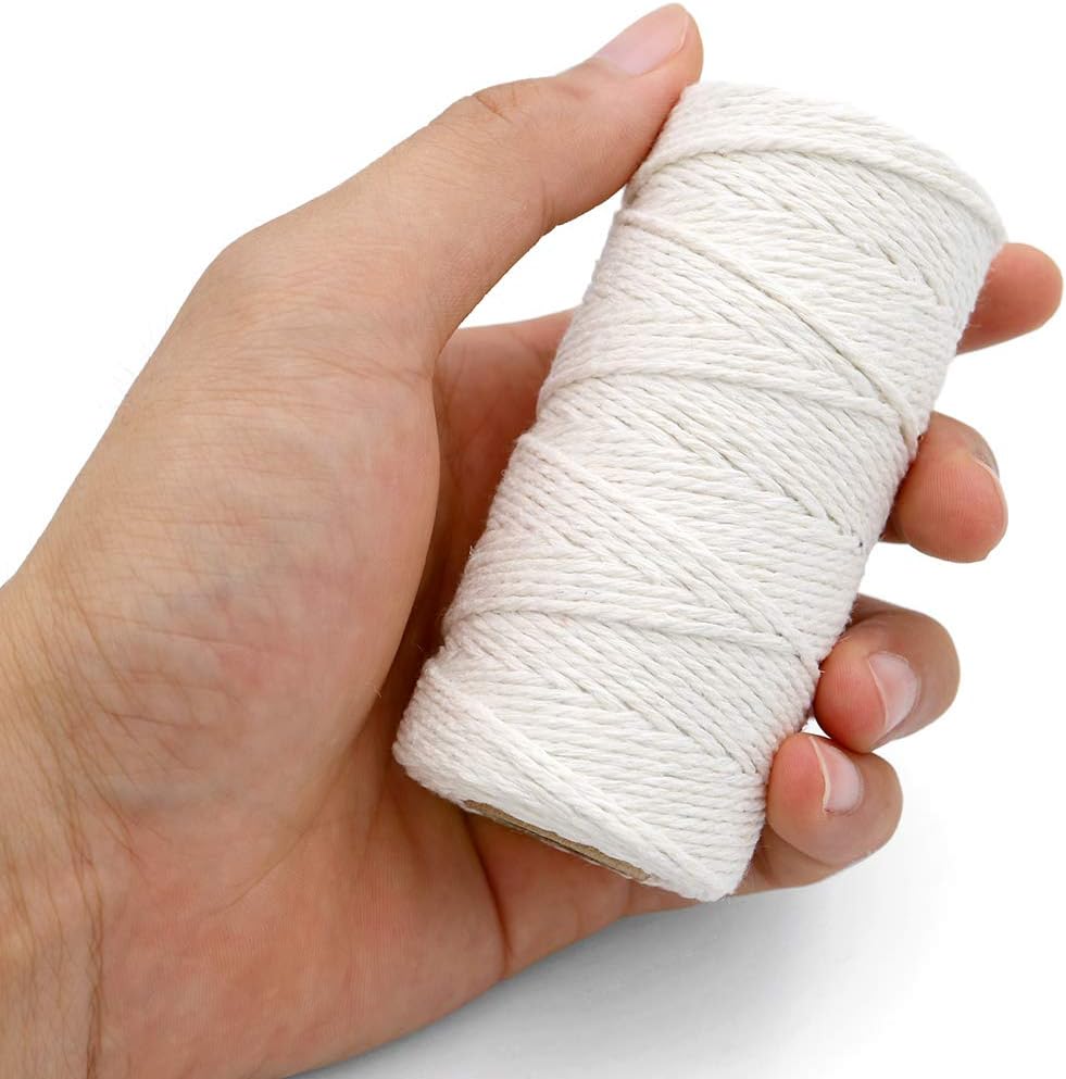 White Twine String and Red Green and White Bakers Twine String