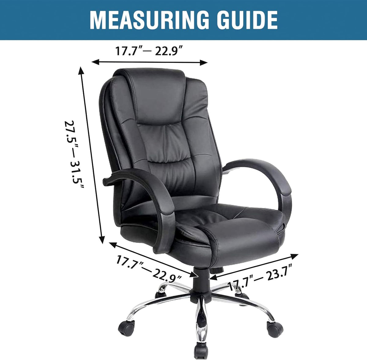 Velvet Home Office Chair Covers Stretchable Computer Desk Chair Covers Mid - High Back Universal Executive Boss Gaming Seat Cover Removable Machine Washable, Black