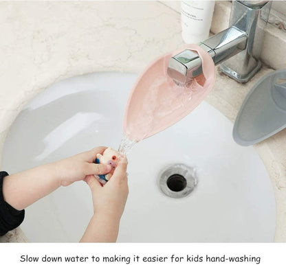 Faucet Extender - Sink Handle Extender, Safe Fun Bathroom Hand-Washing Solution for Babies, Toddlers, Kids, Teach Your Kids Good Sanitation Habits(Grey)