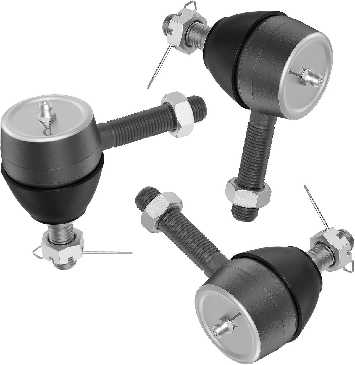 Ball Joint Kit,Set of (3) Tie Rod End with grease fitting Fits for Club Car DS Golf Carts (1976-2008) -