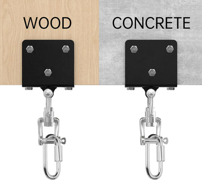 Heavy Bag Hanger for Beam Mount 360° Rotation Boxing Ceiling I-Beam Punching Hooks Fit Hanging Bags and Swings (700 LB Capacity) -