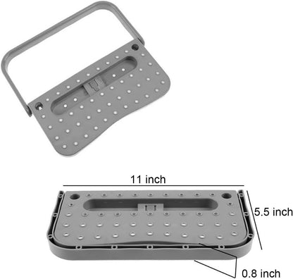 Shoe rack - 4 pieces - Grey - Foldable - Wall-mounted shoe rack - Foldable shoe rack - Punch-Free - Simple shoe rack - Plastic