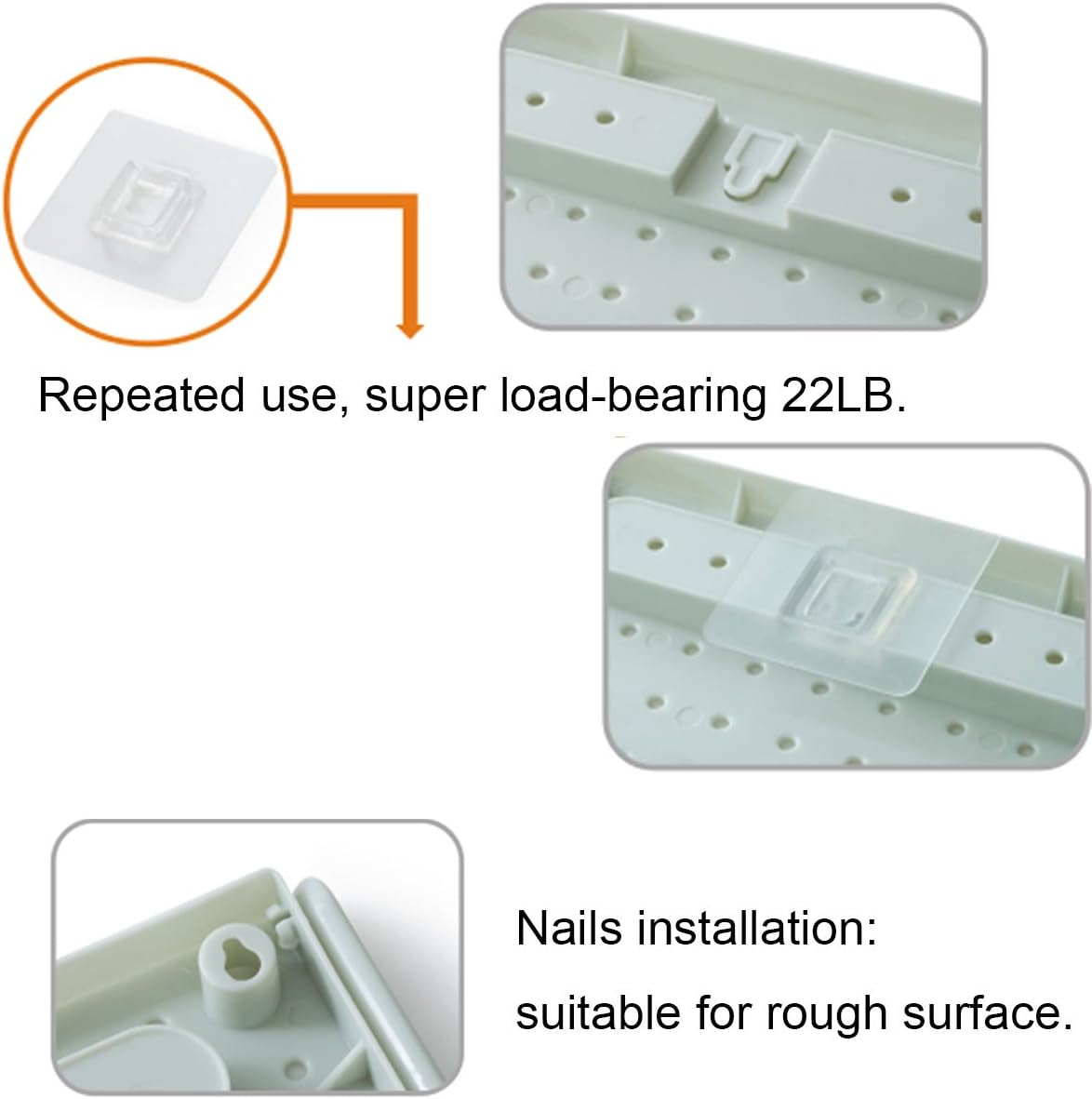 Shoe rack - 4 pieces - Grey - Foldable - Wall-mounted shoe rack - Foldable shoe rack - Punch-Free - Simple shoe rack - Plastic