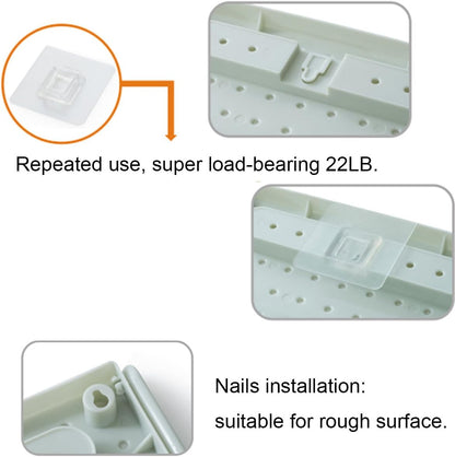 Shoe rack - 4 pieces - Grey - Foldable - Wall-mounted shoe rack - Foldable shoe rack - Punch-Free - Simple shoe rack - Plastic