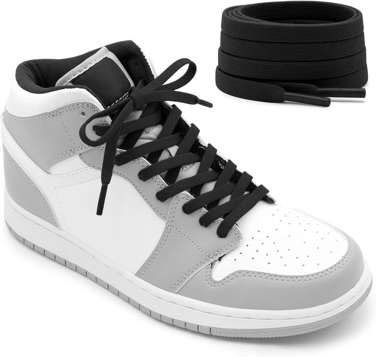 lat Elastic Shoe Laces: Stretch Shoelaces or Sneakers 2 Pair