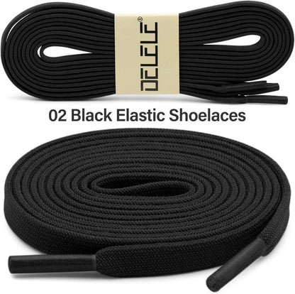 lat Elastic Shoe Laces: Stretch Shoelaces or Sneakers 2 Pair