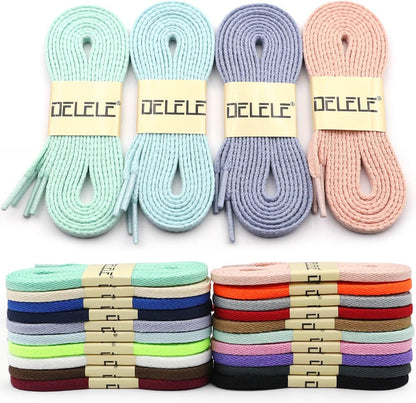 lat Shoe Laces or Sneakers: 6/25 inch Narrow Athletic Shoelaces 2 Pair