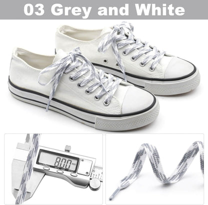 lat Colored Shoelaces or Sneakers: Thin Argyle Shoe Laces 2 Pair