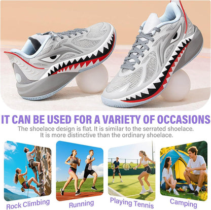 Thick lat Shoe Laces: Replacement Athletic Shoelaces or Sneakers(2Pair)