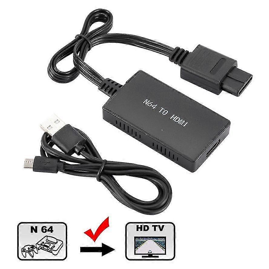 N64 to HDMI Converter HD Link Cable for N64/NGC Consoles