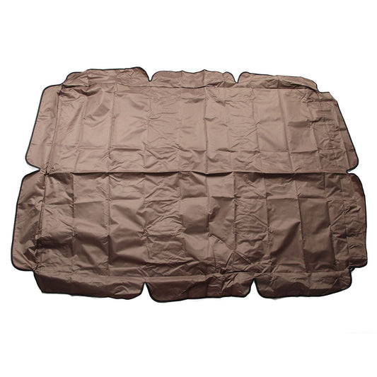 Waterproof Outdoor Swing Canopy Replacement 420D Silver Coated Oxford Fabric Swing Chair Canopy for Outdoor Garden Patio Coffee