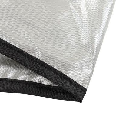 Waterproof Outdoor Swing Canopy Replacement 420D Silver Coated Oxford Fabric Swing Chair Canopy for Outdoor Garden Patio Black