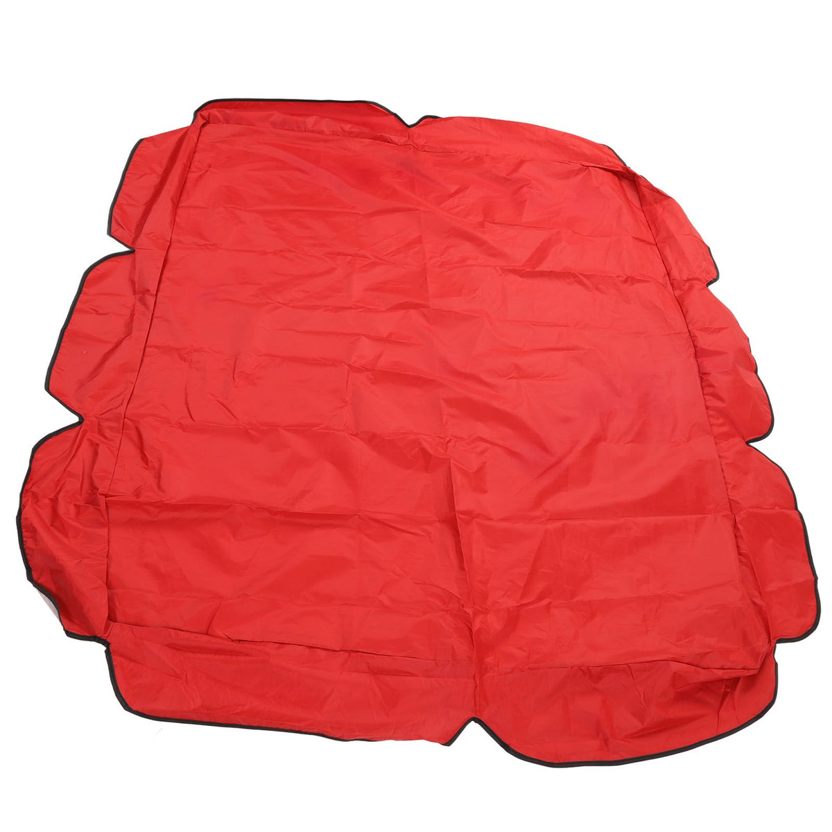 Swing Canopy 210D Silver Coated Oxford Waterproof UV Proof for Outdoor Patio Yard Chair 142x120x18cm Red
