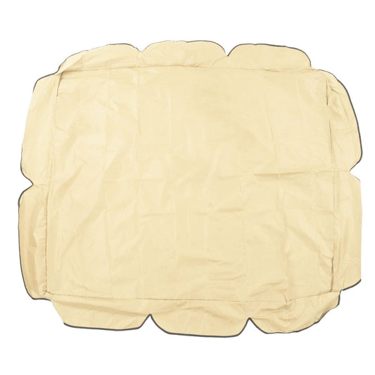 Swing Canopy 210D Silver Coated Oxford Waterproof UV Proof for Outdoor Patio Yard Chair 142x120x18cm Beige