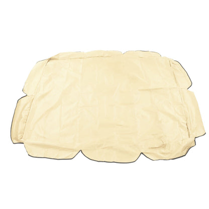 Swing Canopy 210D Silver Coated Oxford Waterproof UV Proof for Outdoor Patio Yard Chair 142x120x18cm Beige