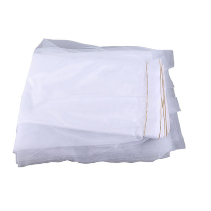 Table Cloth Soft Fluffy Stretchy Tulle Wedding Table Runner Table Skirt Wedding Table Decorations White 183x75cm (6x2.5ft)