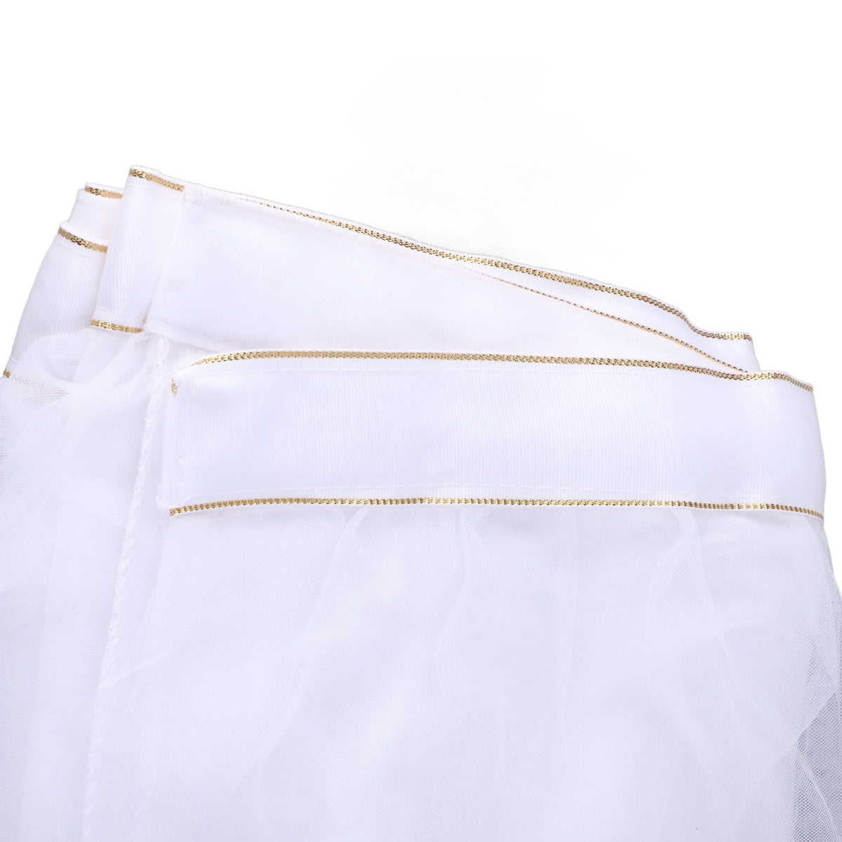 Table Cloth Soft Fluffy Stretchy Tulle Wedding Table Runner Table Skirt Wedding Table Decorations White 183x75cm (6x2.5ft)