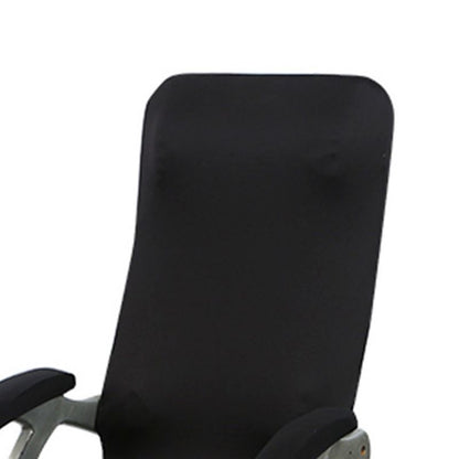 1 Pair Chair Arm Covers with Sponge Soft Breathable Safe Office Chair Armrest Cover Set for Working Home Black Sponge Type 35x9cm/13.8x3.5in