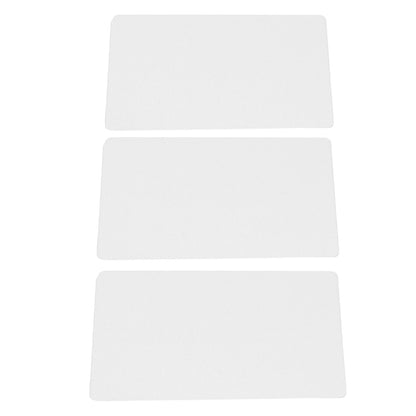 50 Sheets Metal Business Card Heat Transfer Aluminum Business Cards Blanks DIY Craft Supplies Pearl White