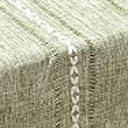 Retro Table Runner Elegant Hand Woven Cotton Linen Dining Table Runner with Tassels for Wedding Home Cross Green