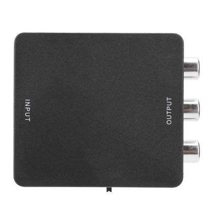 Mini HDMI to AV Adapter Box Video RCA AV CVSB L / R 1080P HDMI2AV Adapter H