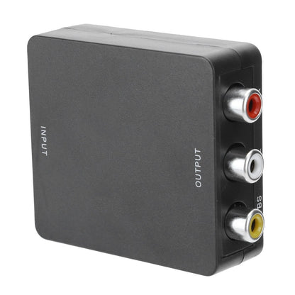 Mini HDMI to AV Adapter Box Video RCA AV CVSB L / R 1080P HDMI2AV Adapter H