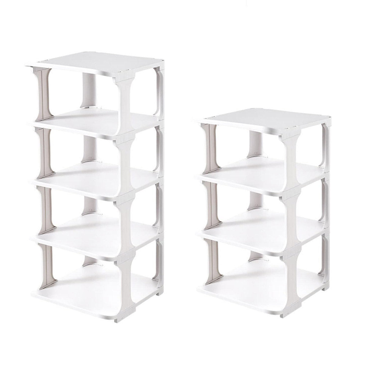 4/5Tier Shoe Rack Organizer Shelf Space Saving Storage Stand For Entryway Home - 4-Tier