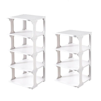 4/5Tier Shoe Rack Organizer Shelf Space Saving Storage Stand For Entryway Home - 4-Tier