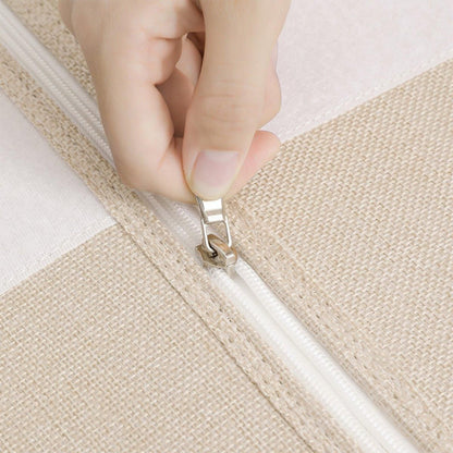 Fabric Storage Box Set Bedding Organizer Closet Blanket Quilt Storage Containers - White