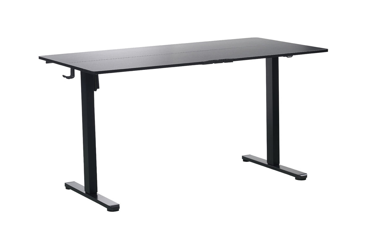Ergonomic Kids Study Chair & Adjustable Electric Standing Desk Set – Blue Chair & Black Desk