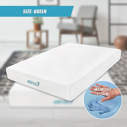 Queen 25cm Gel Memory Foam Mattress – Dual-Layered Comfort with CertiPUR-US® Certified Foam