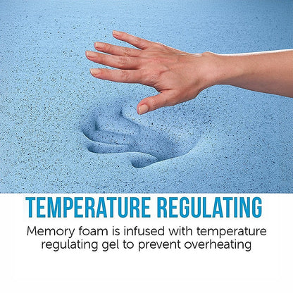 King Single 25cm Gel Memory Foam Mattress – Dual-Layered Comfort with CertiPUR-US® Certified Foam