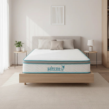 King Single 20cm Hybrid Mattress – Memory Foam and Innerspring Support