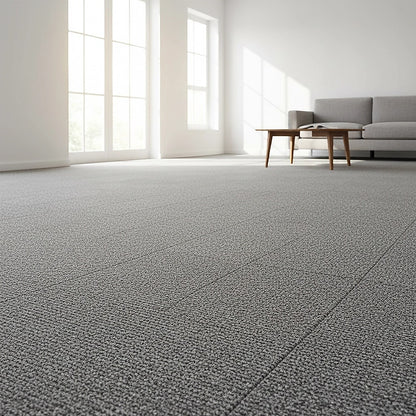 5m2 Box of Premium Carpet Tiles Commercial Domestic Office Heavy Use Flooring Grey