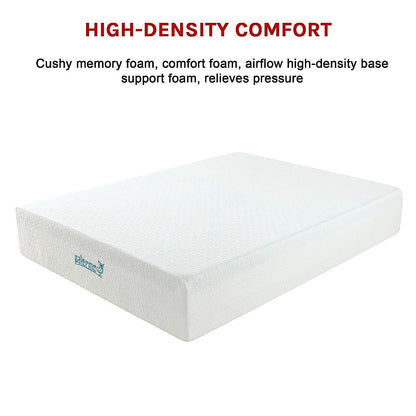 Queen 30cm Green Tea Memory Foam Mattress – Cooling Comfort with CertiPUR-US® Certified Foam