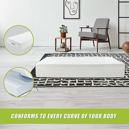 King Single 30cm Green Tea Memory Foam Mattress – Cooling Comfort with CertiPUR-US® Certified Foam
