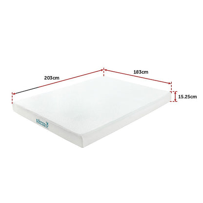 King Green Tea Memory Foam Mattress – Cooling Comfort with CertiPUR-US® Certified Foam