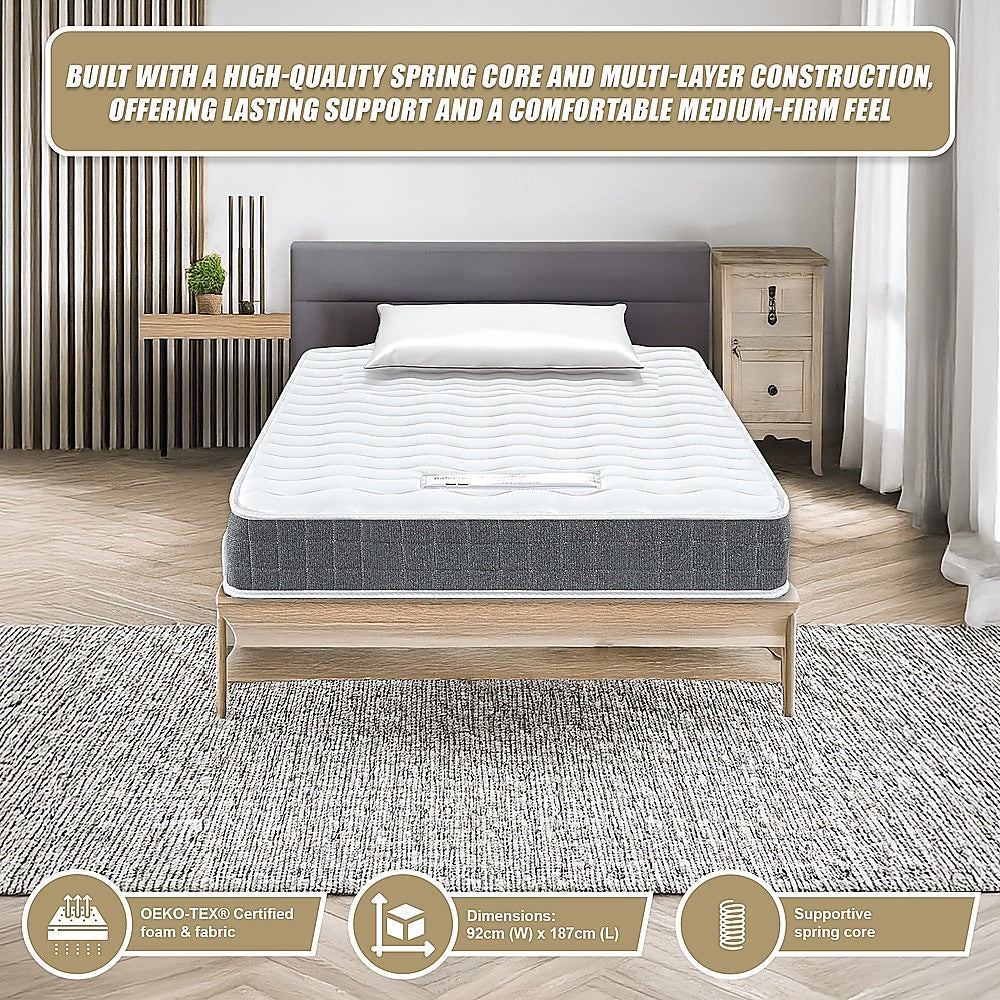 Single Memory Foam Mattress – OEKO-TEX® Textile & CertiPUR-US® Certified Foam