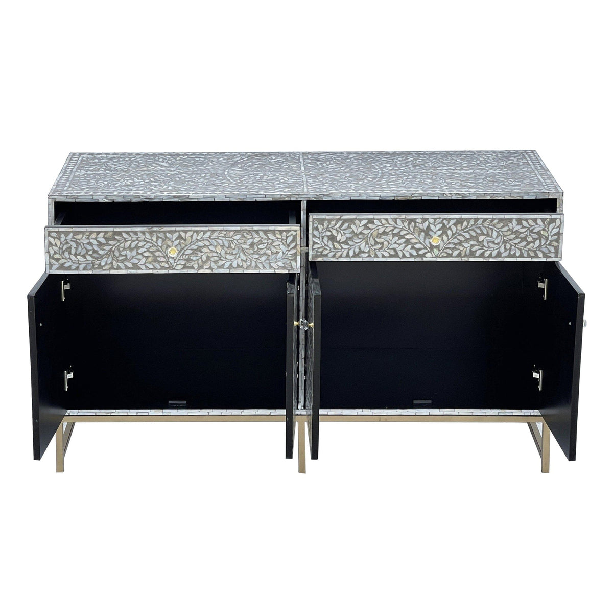 MOTHER OF PEARL HAND MADE SWISH SIDEBOARD