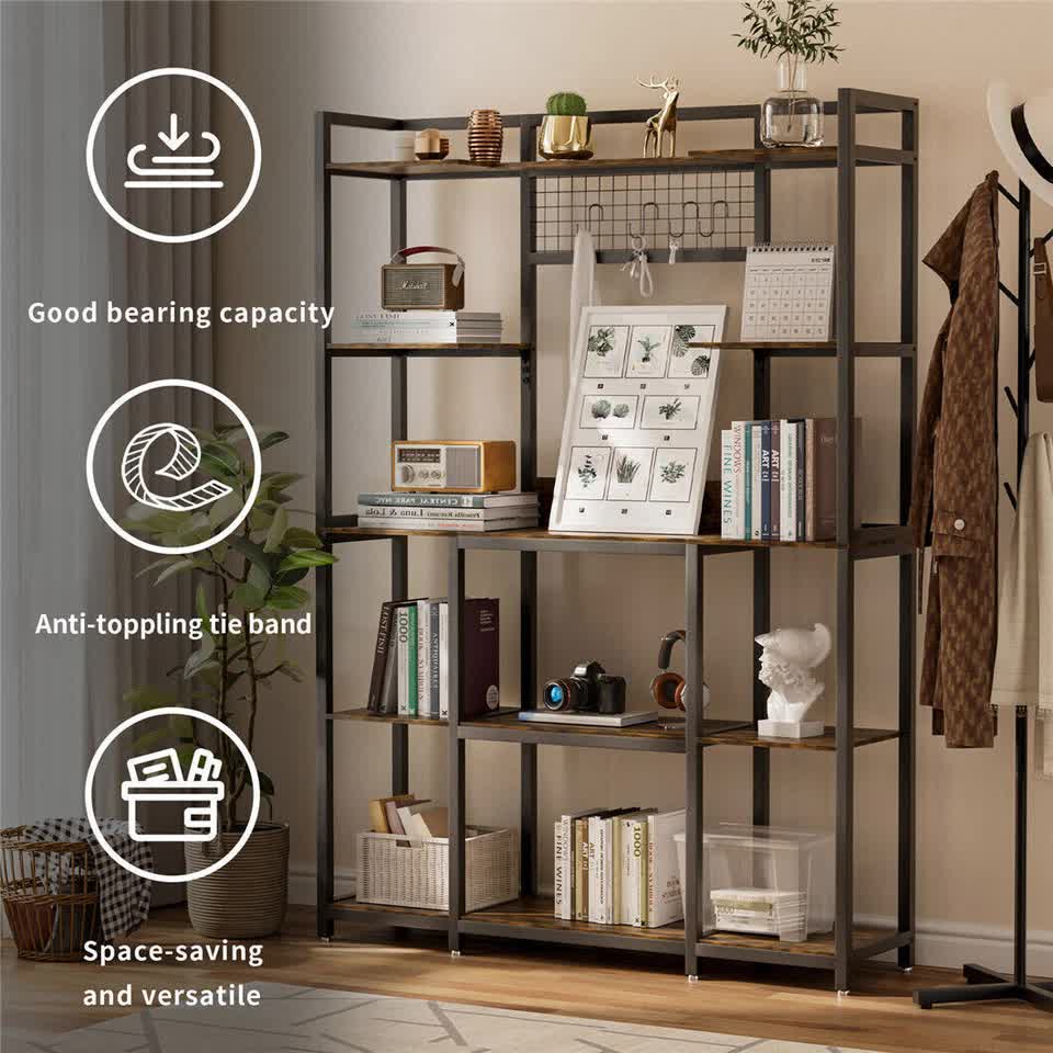 XXL Large Kitchen Bakers Rack Freestanding Microwave Stand Kitchen Storage Shelf