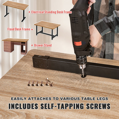 Table Top, 55" x 27.6" x 1", 220.5 lbs Load Capacity, Universal One-Piece Particle Board Desktop for Height Adjustable Electric Standing Desk Frame, Rectangular Countertop for Home & Office Desk