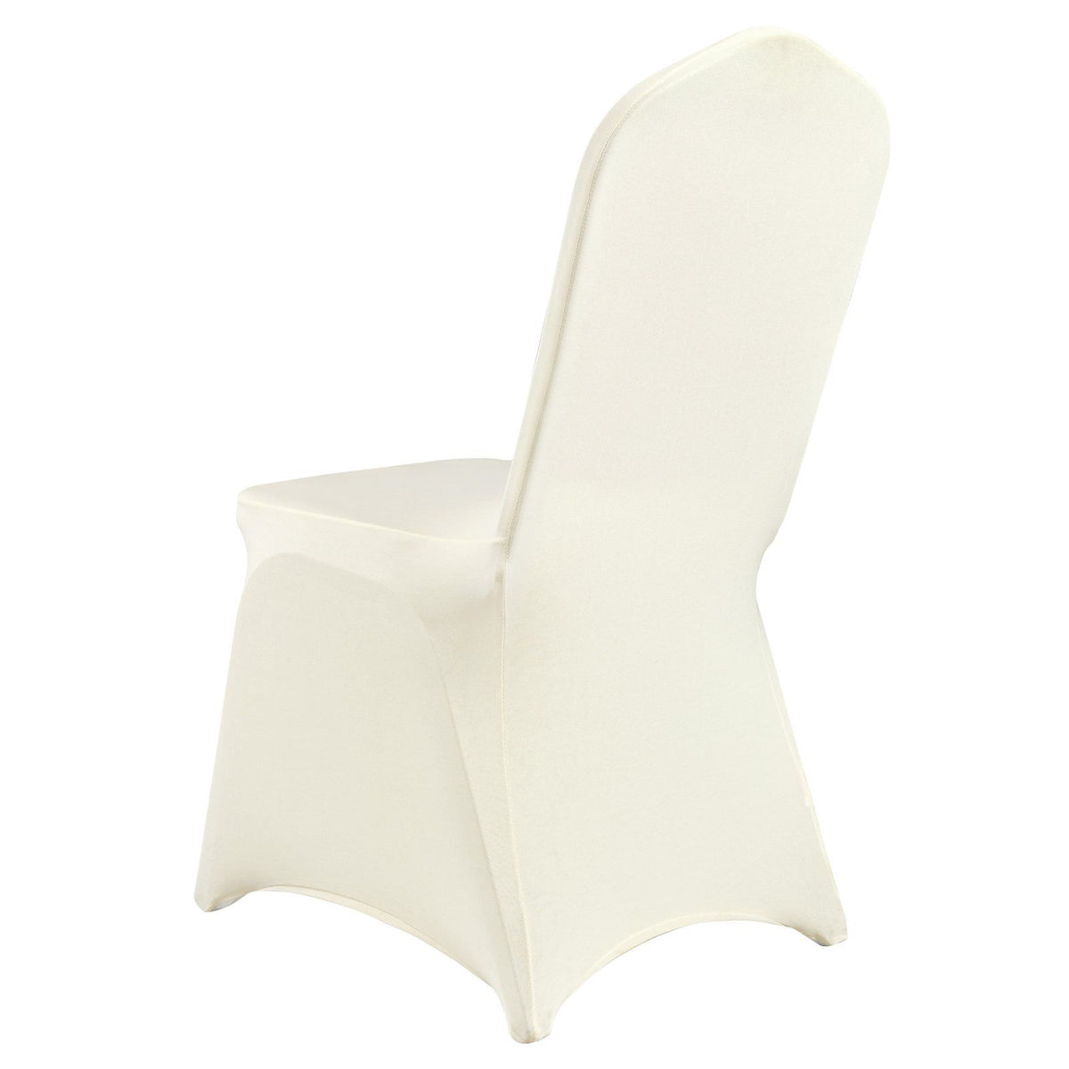 Stretch Spandex Folding Chair Covers, Universal Fitted Chair Cover, Removable Washable Protective Slipcovers, for Wedding, Holiday, Banquet, Party, Celebration, Dining (30PCS Beige)