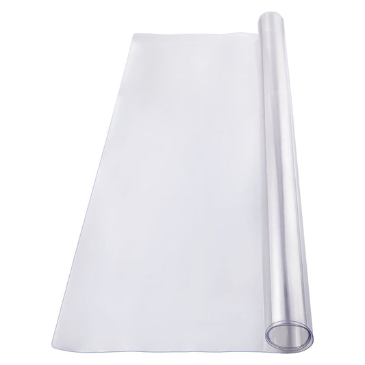Plastic Table Cover, 40 x 60 Inch 1.5 mm Thick Clear Table Protector, Rectangle PVC Desk Mat, Waterproof & Easy Cleaning Desk Pad Tablecloth, for Office Dresser Dining Room Table Night Stand