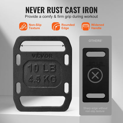 Cast Iron Ruck Weights,  10LB Pair Ruck Plate, Weighted Weights for Rucking, Adjustable Ruck Plate with Straps, for Rucking, Swings, Squat, Strength Training, Weightlifting, Fitness Workout