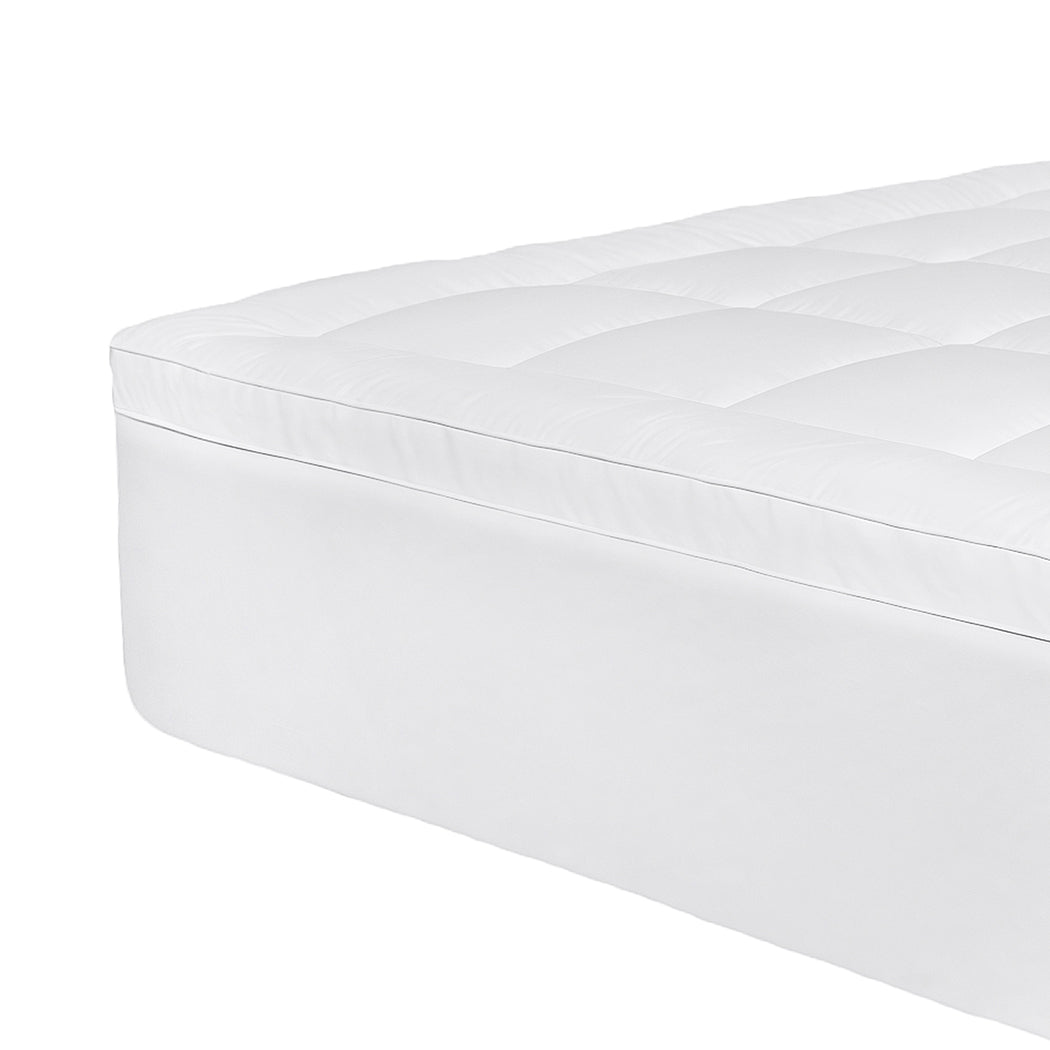 Dreamz Mattress Topper Pillowtop Cover Protector Single-2065254649283350532